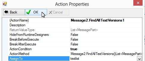 If textlist is