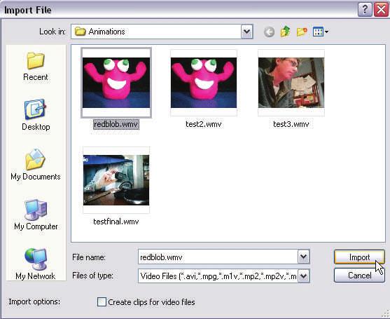 I ve saved mine in My Videos in a folder named Animations.