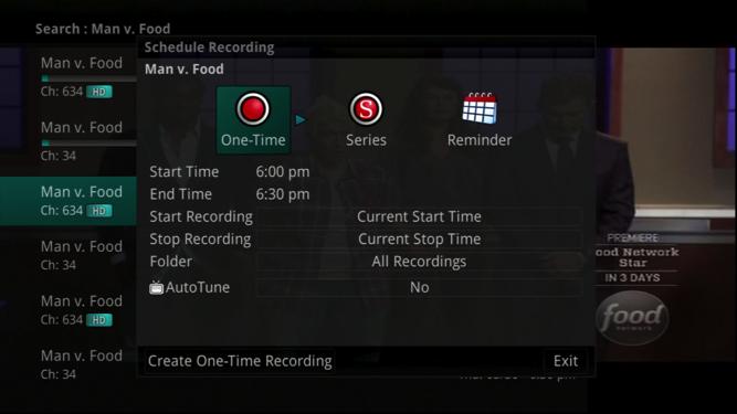 Recordings (Requires DVR Service) Your DVR service gives you the freedom to record the program you are watching as you are watching it, record a program while you watch another, or you can record a