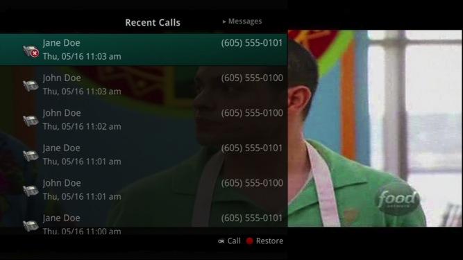 Recording (Requires DVR Service) 1. From the Settings Menu, arrow to the right and choose Recording to make changes to your settings for recorded programs.