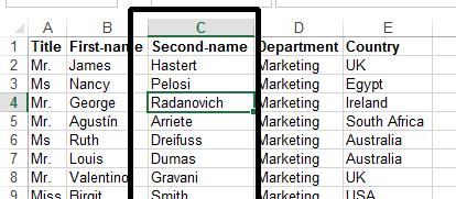 Excel 2013 Advanced Page 88 Click on the Data tab and within the