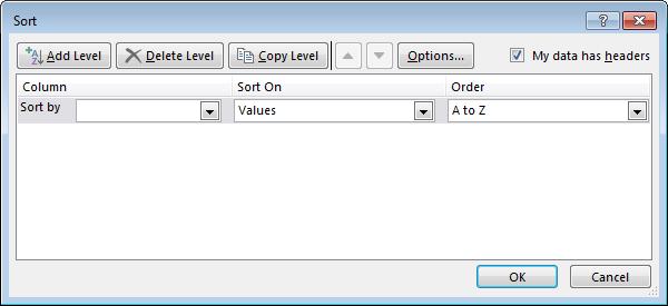 dialog box, and select Second-name.