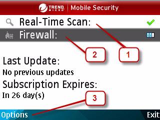 Getting Started with Trend Micro Mobile Security Understanding the Mobile Security Interface Mobile Security has an interface that allows you to easily understand and access different product