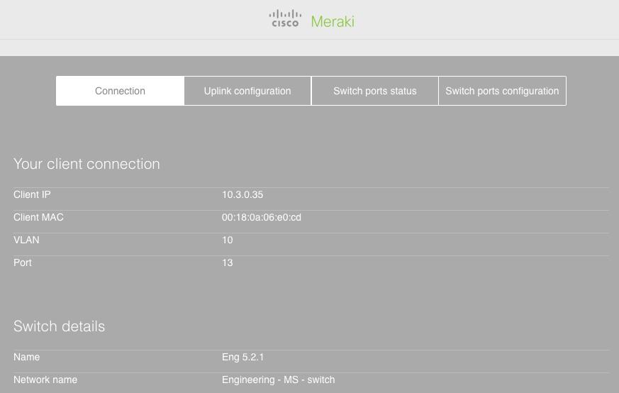 4. Identify and locate switch ports Meraki Topology a dynamic logical map of the entire network and all connected Meraki devices, lets you see exactly how things are connected.