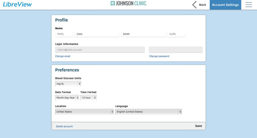 1 In "Report Preferences", you can change the default settings for your patients reports e.