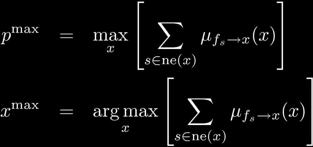 The Max-Sum Algorithm (6) Termination (root node)