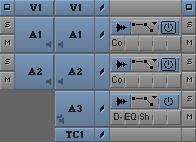 You ca isolate a idividual audio track with a sigle mouse click (without maually deselectig the other audio tracks).