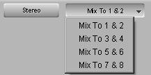 - If you select Direct Out, you ca select All or Timelie from the All or Timelie Track Maps meu - All lets you preset values for all possible audio tracks, with each track treated as a moo track.