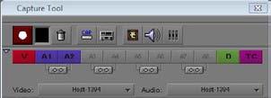 Audio Chael Groupig buttos i the Capture tool Whe you capture stereo audio, you ca view the multichael audio format i the bi i the Track Formats colum.