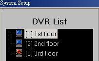 Delete Remote DVR You can also delete any remote DVR controlled in CMS. Just select the DVR in DVR List and then click button.
