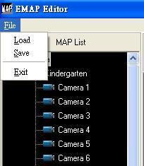 clicking the Save in the File menu and click Exit to close the EMAP Editor.