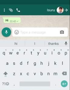 WhatsApp to send a message 1.