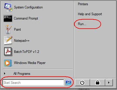 Windows VISTA: Win-10 Win-7 Win-XP Začetek Postopek je enak kot za Windows 7, s tem, da je grafika zaslona malo drugačna.
