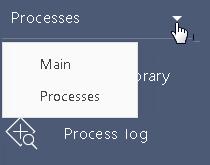 Bpm'online interface overview opens the process start window.
