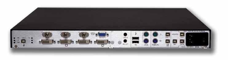 KVM EXTENSION VIDEO EXTENSION - Velocity - Series Key Features Supports all Single-Link DVI video resolutions and two DVI displays MRTS technology 6.