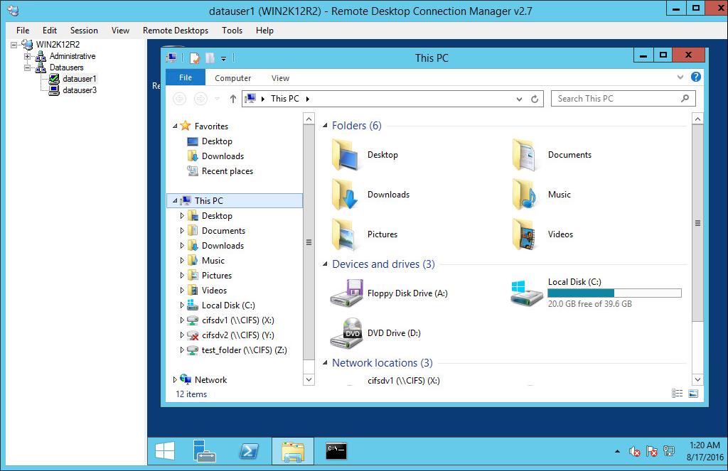12 13 15 16 14 Figure 3-16 17. In the left pane of Windows Explorer, select the X drive. 18.