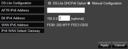 7.7. DS-Lite Dual-Stack Lite, or DS-Lite, allows ISPs to stop IPv4 addresses from reaching a customer s network devices and only use IPv6.