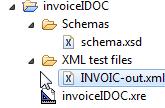 The XML test files folder This folder contains the XML file that can be used for