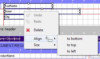 Selecting objects Objects in the areas can be selected in 3 ways: Single object selection: clicking on the object (the properties of the object will be shown automatically Multiple object selection: