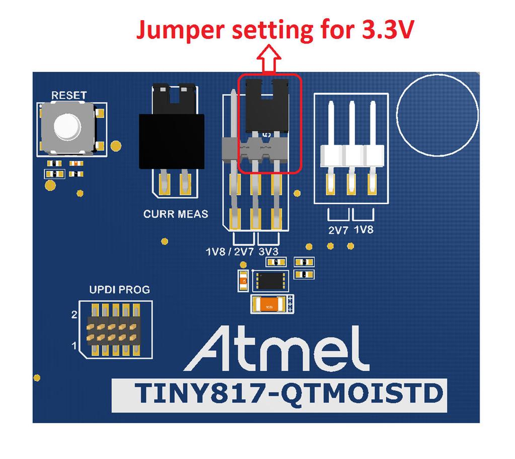 Safe operating voltage of ATtiny817 MCU is between 1.8V and 5V.