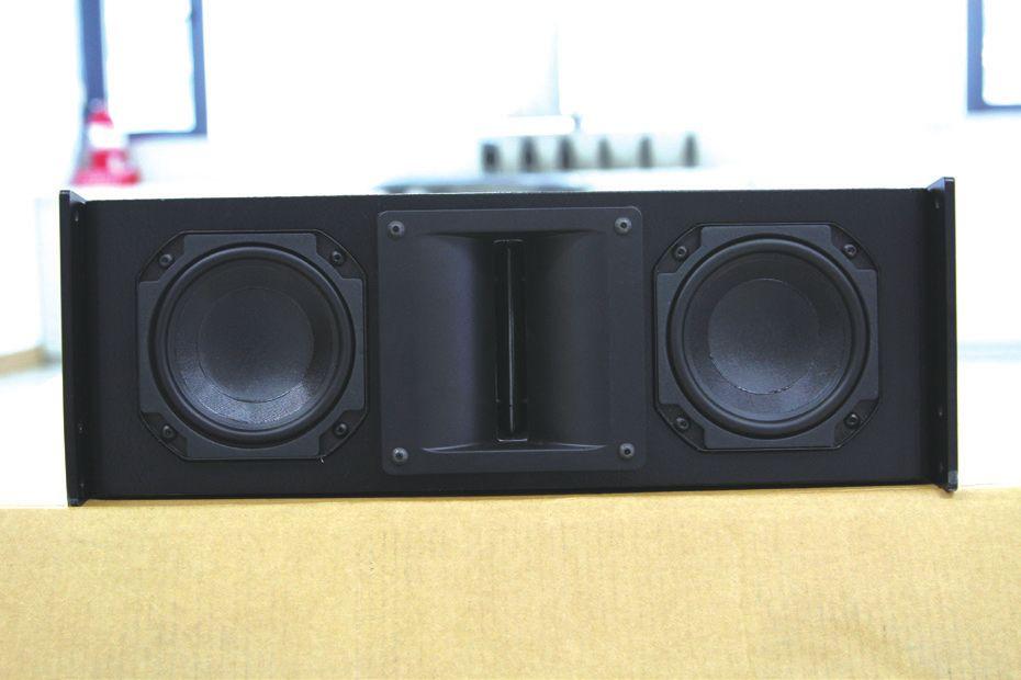 Compact size of acoustic enclosure Module type of speaker as present line array needs the compact size for interior.