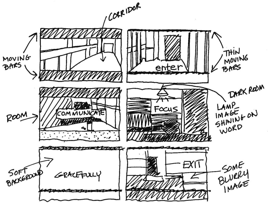 624 CHAPTER 12. AUDIO AND VIDEO Figure 12.28: Storyboard Sketch on Paper Uses vector images which are small and scalable. Has streaming capability.