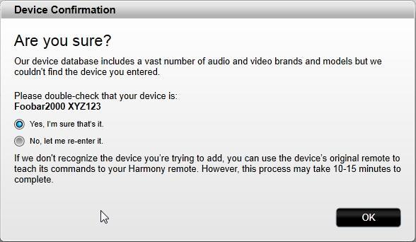 Serial numbers found on your devices should not be entered as they are unique and cannot be used to identify the device you have.