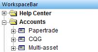 Consulting a Live account Your account can be acceced in a variety of ways inside NanoTrader.