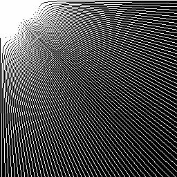 (g) Logarithmic spiral sampling pattern. (h) Part of the reconstructed image from the Logarithmic spiral sampling pattern.