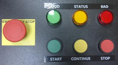 It houses the Emergency Stop switch that can prevent the mechanical damage and enhance the user s safety.