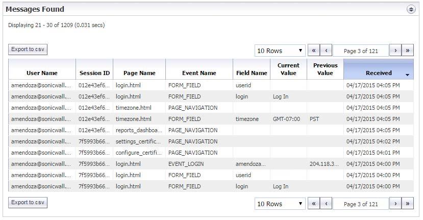 System > Audit Trail The Audit Trail feature, or Audit Log, on Email Security is a set of destination and source records that provide tracks the actions performed on every email message that passes