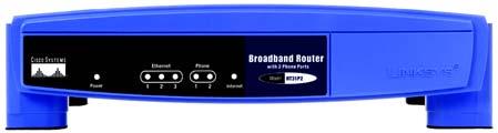 Broadband Router with 2 Phone Ports The Front Panel The Router s LEDs, which inform you about network activities, are located on the front panel.