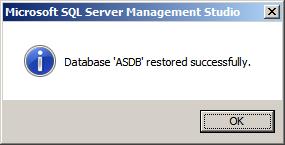 The Next Steps If this restore was done for an initial Autostart installation, continue to the next section: Upgrade Database Users and Permissions.