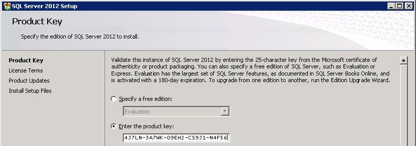 Renaming FS-1, and SQL Server 2012 Installation 9.