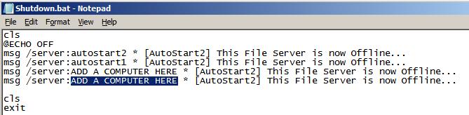 On the AutoStart2 computer, browse to C:\Program Files (x86)\emc\autostart\adcdb\harris_scripts, highlight Startup.bat, right click, and select Edit. 2.