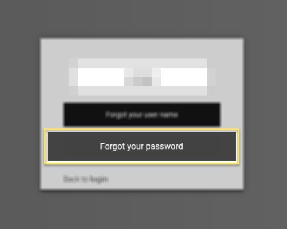 Forgot your password If you forgot your password you can request a temporary password through the Forgot your password button (identified on the screenshot above).