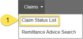 3 Claims drop-down 3.
