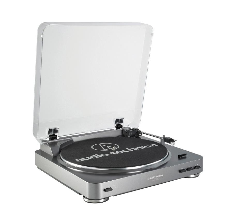 TURNTABLES 7 AT-LP60USB LP-to-Digital Recording System 169,00 Get your classic albums off the shelf and into your MP3 player.