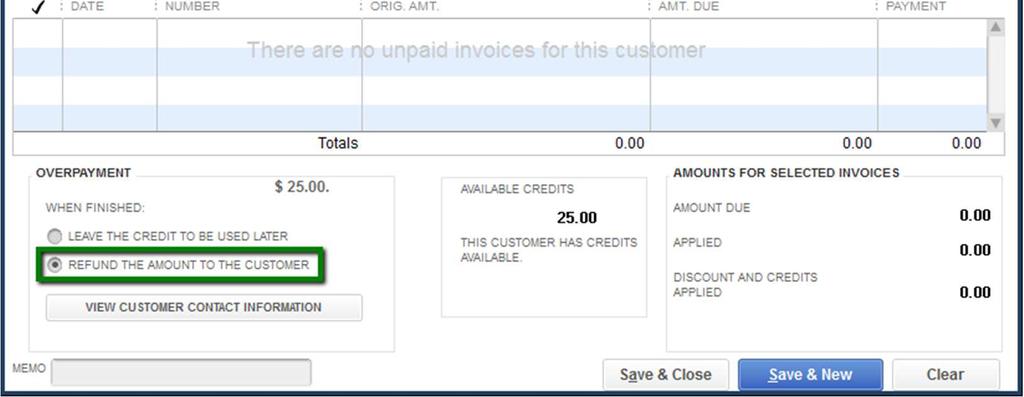 Credit Card Refunds The epnplugin does not process cash or check returns, only credit card returns.