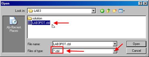 5. Verify that the program to be imported is correct, and then click