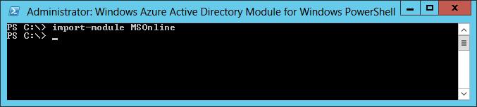 10. Installing the Windows Azure AD Module for Windows PowerShell The Windows Azure Active Directory Module for Windows PowerShell cmdlets can be used to accomplish many Windows Azure AD tenant-based