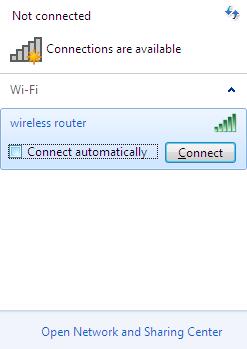 Installation and Connection 6. In the opened window, in the list of available wireless networks, select the wireless network DIR-632 and click the Connect button. Figure 14.