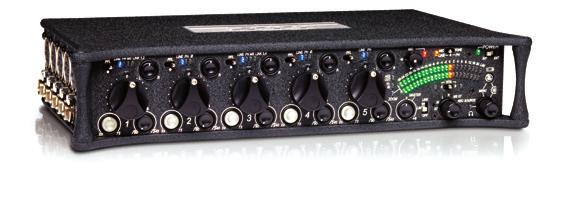 PORTABLE MIXERS 552 FIELD MIXER 5 Mic/line inputs with limiters Direct outputs per input