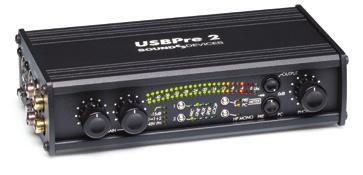 AUDIO INTERFACE 2 Mic inputs with limiters and 15 db 114 db dynamic range Balanced XLR outputs