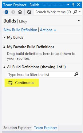 assuming that you want to at least compile everything. Use this configuration property to select any additional MSBuild project files you ve created to provide additional build logic.