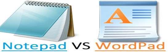 TOPIC: Introduction to WORDPAD LEARNING OBJECTIVE:To understand difference between NOTEPAD and WORDPAD. NOTEPAD Notepad is the most basic text editor, which allows you to open and create text files.