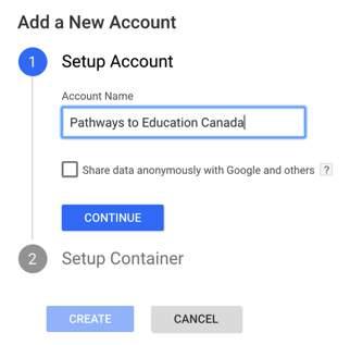 Don t have a Google Tag Manager account? Here s how to create one! To create a Google Tag Manager account: 1 Sign into Google Tag Manager. 2 Click on Create Account.