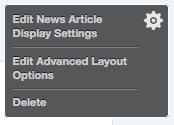 A A STEP-BY-STEP GUIDE TO TO ADDING UPDATING NEWS NAVIGATION ARTICLES ACADEMY 2. Optional: Update the display of articles and the Archive Link. 2a.