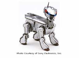 Figure 1: AIBO ERS220A Due to an increasing interest in AIBO on the part of AI researchers, Sony started to actively promote a software development environment for the AIBO called OPEN-R.