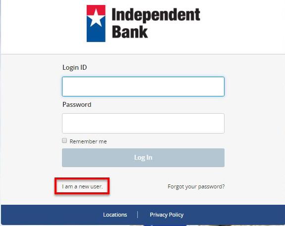 Click on Online Banking to the right of the